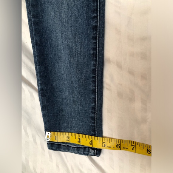 Democracy Absolution Booty Lift Jegging Blue Denim Stretch Distressed Size 4 - Picture 13 of 16